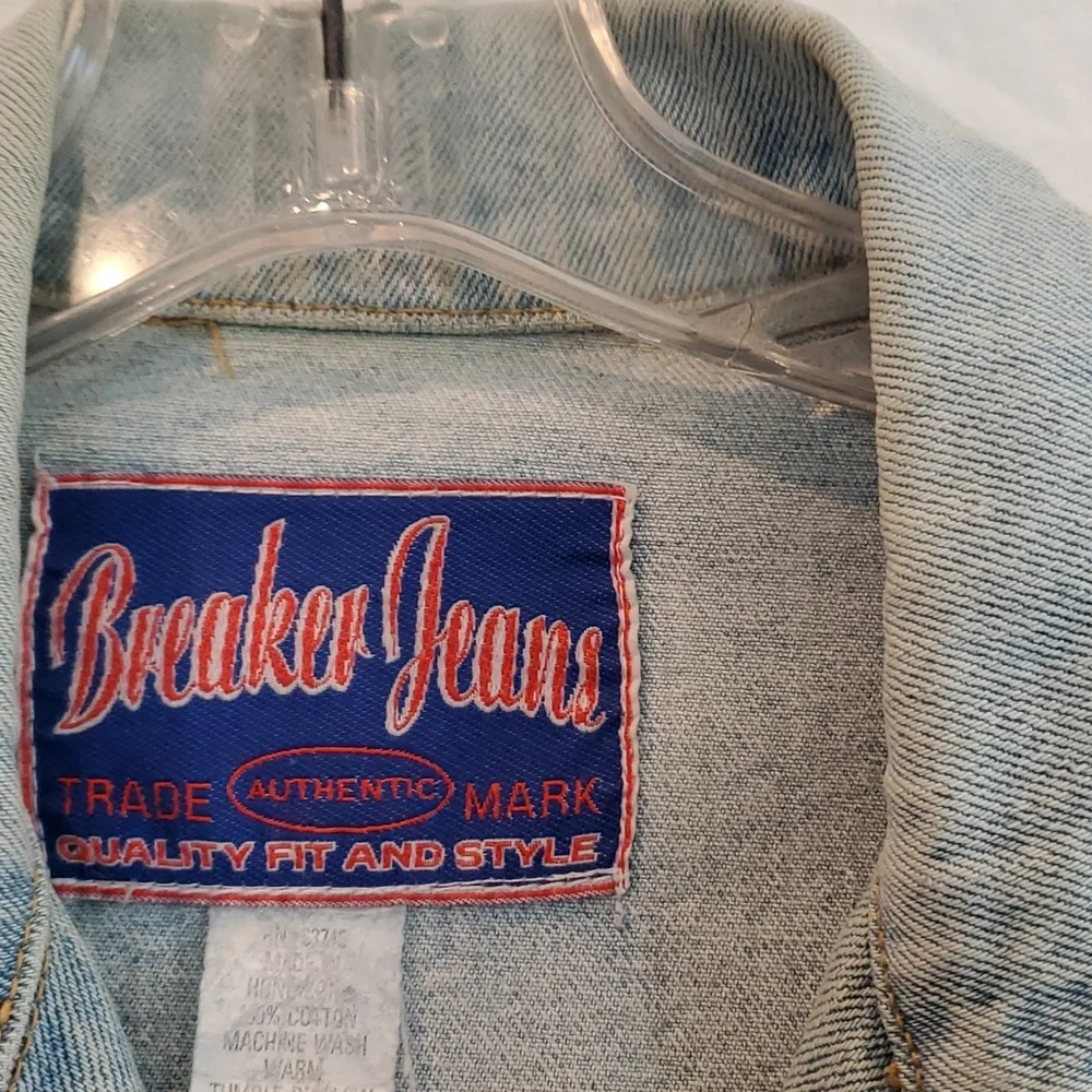 Vintage Breaker Jeans Blue Jacket - Picture 4 of 7